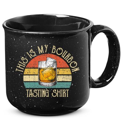 This Is My Bourbon Tasting Bourbon Lover Drinking Gift 15oz Campfire Ceramic Mug