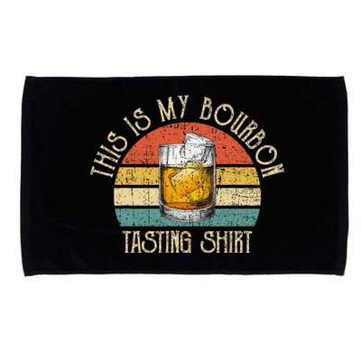 This Is My Bourbon Tasting Bourbon Lover Drinking Gift Microfiber Hand Towel