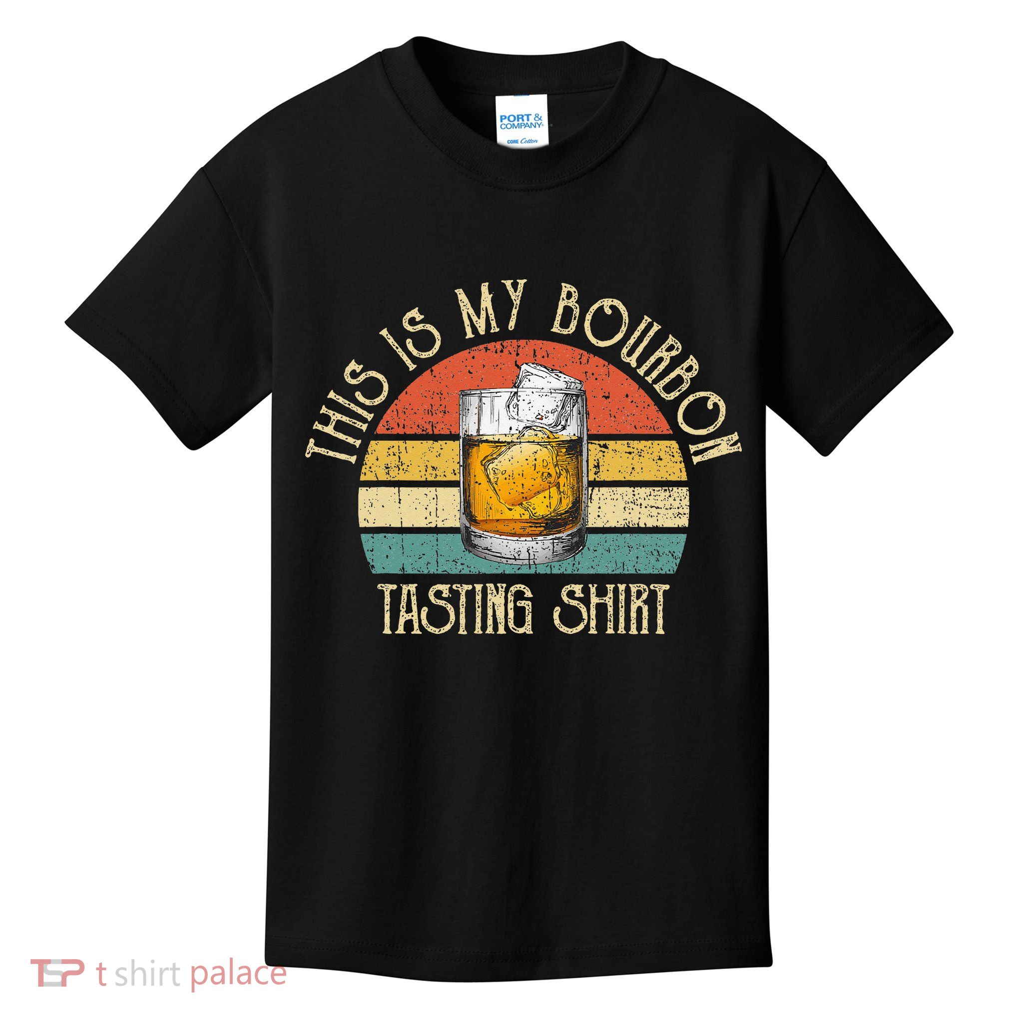 This Is My Bourbon Tasting Bourbon Lover Drinking Gift Kids T-Shirt