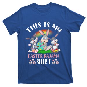 This Is My Easter Pajama Cute Easter Bunny Eggs Gift T-Shirt