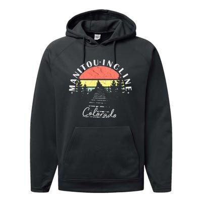 The Incline Manitou Springs Colorado Performance Fleece Hoodie