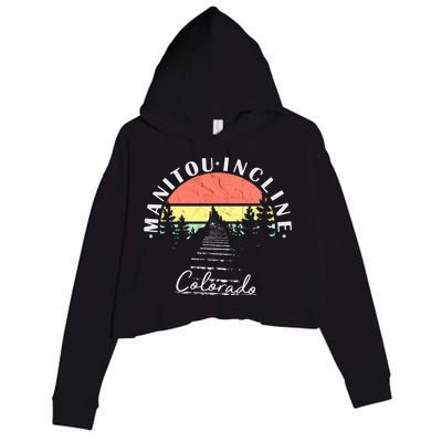 The Incline Manitou Springs Colorado Crop Fleece Hoodie