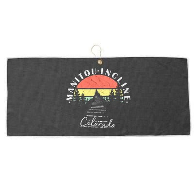 The Incline Manitou Springs Colorado Large Microfiber Waffle Golf Towel