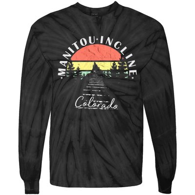 The Incline Manitou Springs Colorado Tie-Dye Long Sleeve Shirt