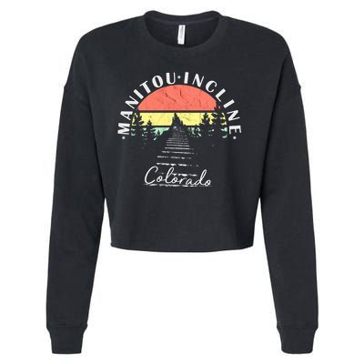 The Incline Manitou Springs Colorado Cropped Pullover Crew