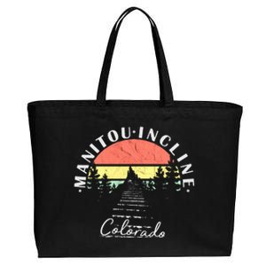 The Incline Manitou Springs Colorado Cotton Canvas Jumbo Tote