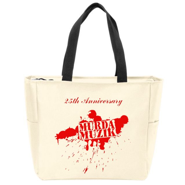 The Infamous Mobb Deep 25th Anniversary Murda Muzik Zip Tote Bag