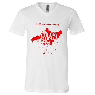 The Infamous Mobb Deep 25th Anniversary Murda Muzik V-Neck T-Shirt