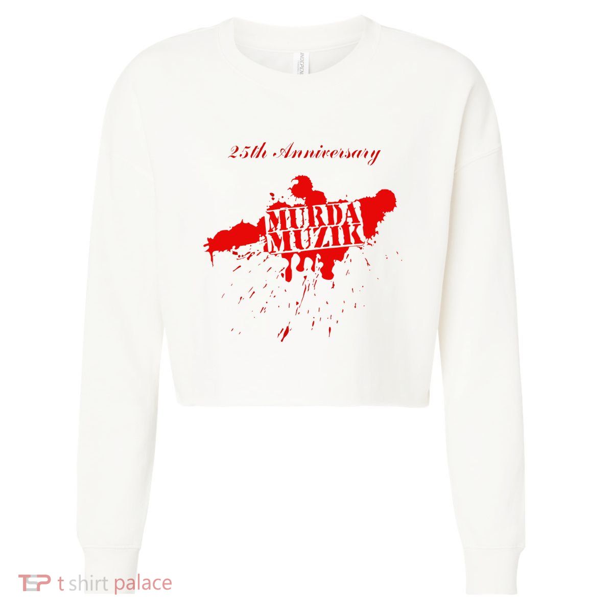 The Infamous Mobb Deep 25th Anniversary Murda Muzik Cropped Pullover Crew