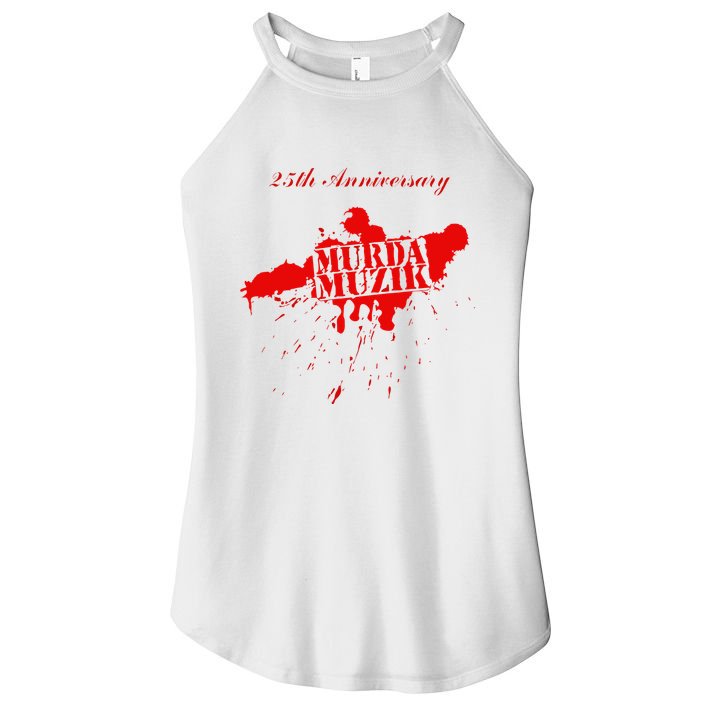 The Infamous Mobb Deep 25th Anniversary Murda Muzik Women's Perfect Tri Rocker Tank
