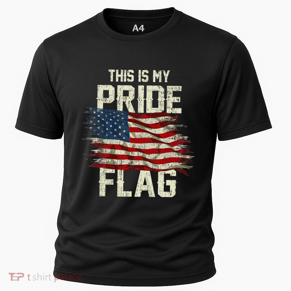 This Is My Pride Flag USA American 4th Of July Patriotic Performance Shirt