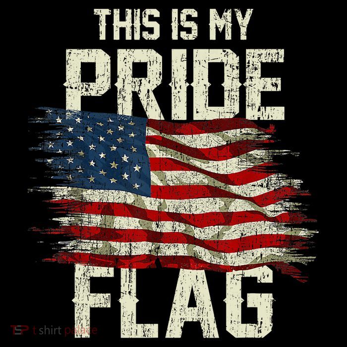 This Is My Pride Flag USA American 4th Of July Patriotic Sustainable Bucket Hat