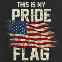 This Is My Pride Flag USA American 4th Of July Patriotic Adult Drive Performance Visor