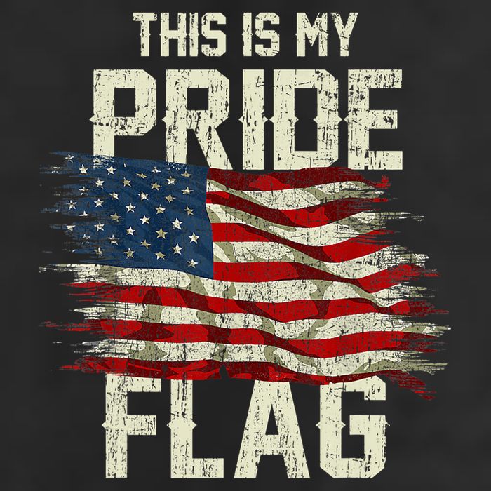 This Is My Pride Flag USA American 4th Of July Patriotic Adult Drive Performance Visor