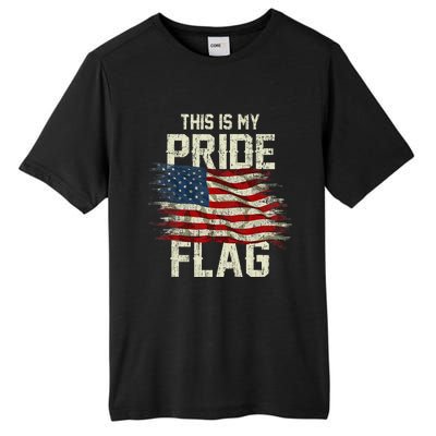 This Is My Pride Flag USA American 4th Of July Patriotic Tall Fusion ChromaSoft Performance T-Shirt