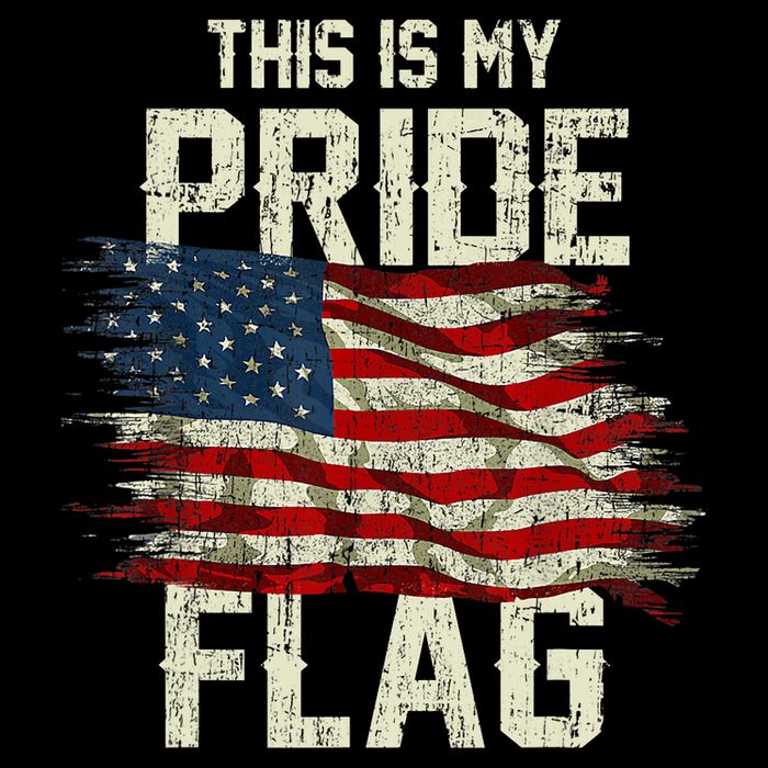 This Is My Pride Flag USA American 4th Of July Patriotic Drawstring Bag