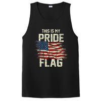 This Is My Pride Flag USA American 4th Of July Patriotic PosiCharge Competitor Tank