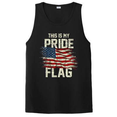 This Is My Pride Flag USA American 4th Of July Patriotic PosiCharge Competitor Tank