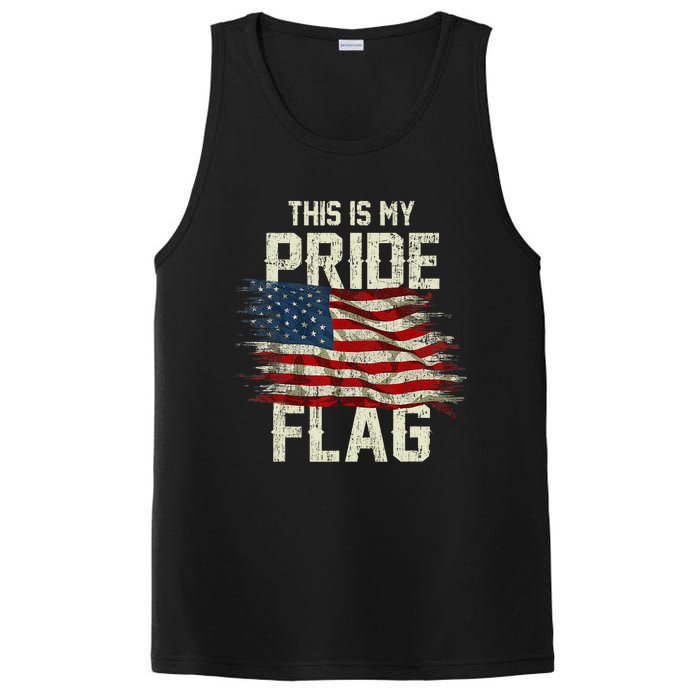 This Is My Pride Flag USA American 4th Of July Patriotic PosiCharge Competitor Tank