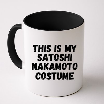 This Is My Satoshi Costume, Satoshi Nakamoto, Bitcoin, Cryptocurrency Mug