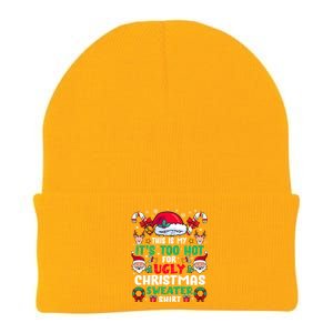 This Is My ItS Too Hot For Ugly Christmas Sweaters Sweatshirt Knit Cap Winter Beanie