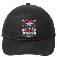 This Is My ItS Too Hot For Ugly Christmas Sweaters Sweatshirt 7-Panel Snapback Hat