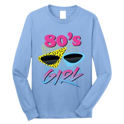 This Is My 80s Girl Costume Party Gift Long Sleeve Shirt