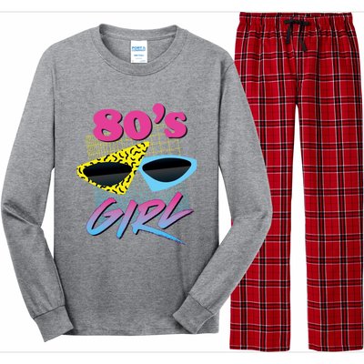 This Is My 80s Girl Costume Party Gift Long Sleeve Pajama Set