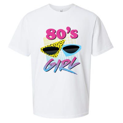 This Is My 80s Girl Costume Party Gift Sueded Cloud Jersey T-Shirt