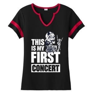 This Is My First Concert Ladies Halftime Notch Neck Tee