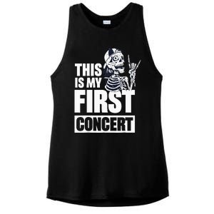 This Is My First Concert Ladies PosiCharge Tri-Blend Wicking Tank