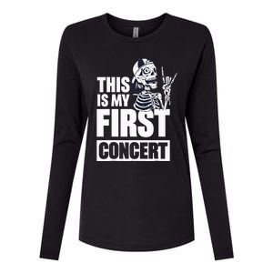 This Is My First Concert Womens Cotton Relaxed Long Sleeve T-Shirt