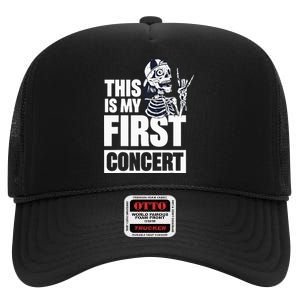 This Is My First Concert High Crown Mesh Back Trucker Hat