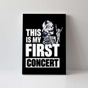 This Is My First Concert Canvas