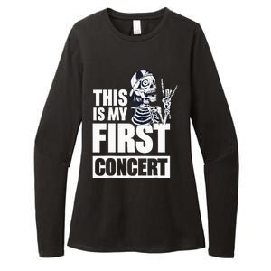 This Is My First Concert Womens CVC Long Sleeve Shirt