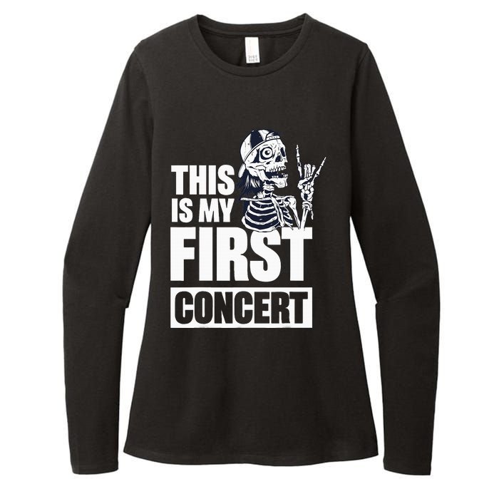 This Is My First Concert Womens CVC Long Sleeve Shirt