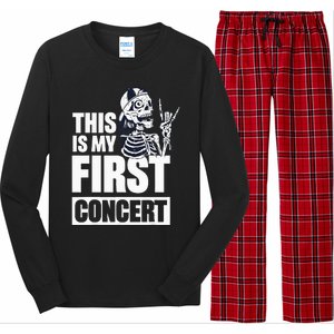 This Is My First Concert Long Sleeve Pajama Set