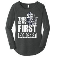 This Is My First Concert Women's Perfect Tri Tunic Long Sleeve Shirt