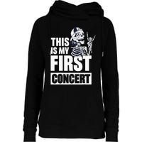 This Is My First Concert Womens Funnel Neck Pullover Hood