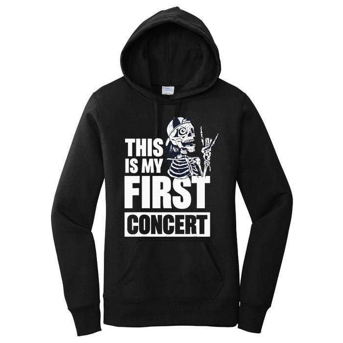 This Is My First Concert Women's Pullover Hoodie