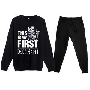 This Is My First Concert Premium Crewneck Sweatsuit Set