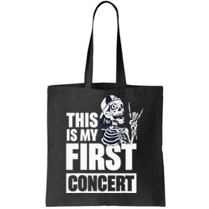 This Is My First Concert Tote Bag