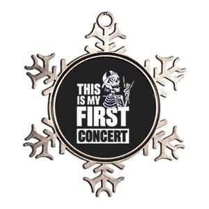 This Is My First Concert Metallic Star Ornament