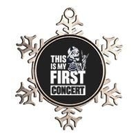 This Is My First Concert Metallic Star Ornament