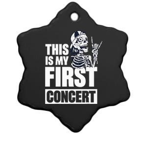 This Is My First Concert Ceramic Star Ornament