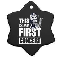 This Is My First Concert Ceramic Star Ornament