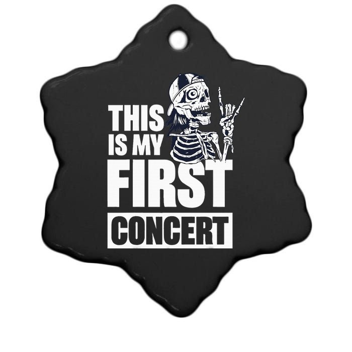 This Is My First Concert Ceramic Star Ornament