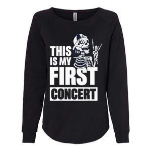 This Is My First Concert Womens California Wash Sweatshirt