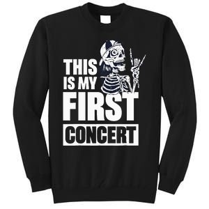 This Is My First Concert Tall Sweatshirt