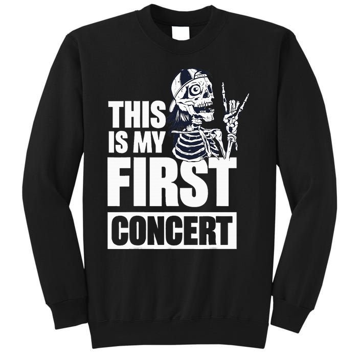 This Is My First Concert Tall Sweatshirt